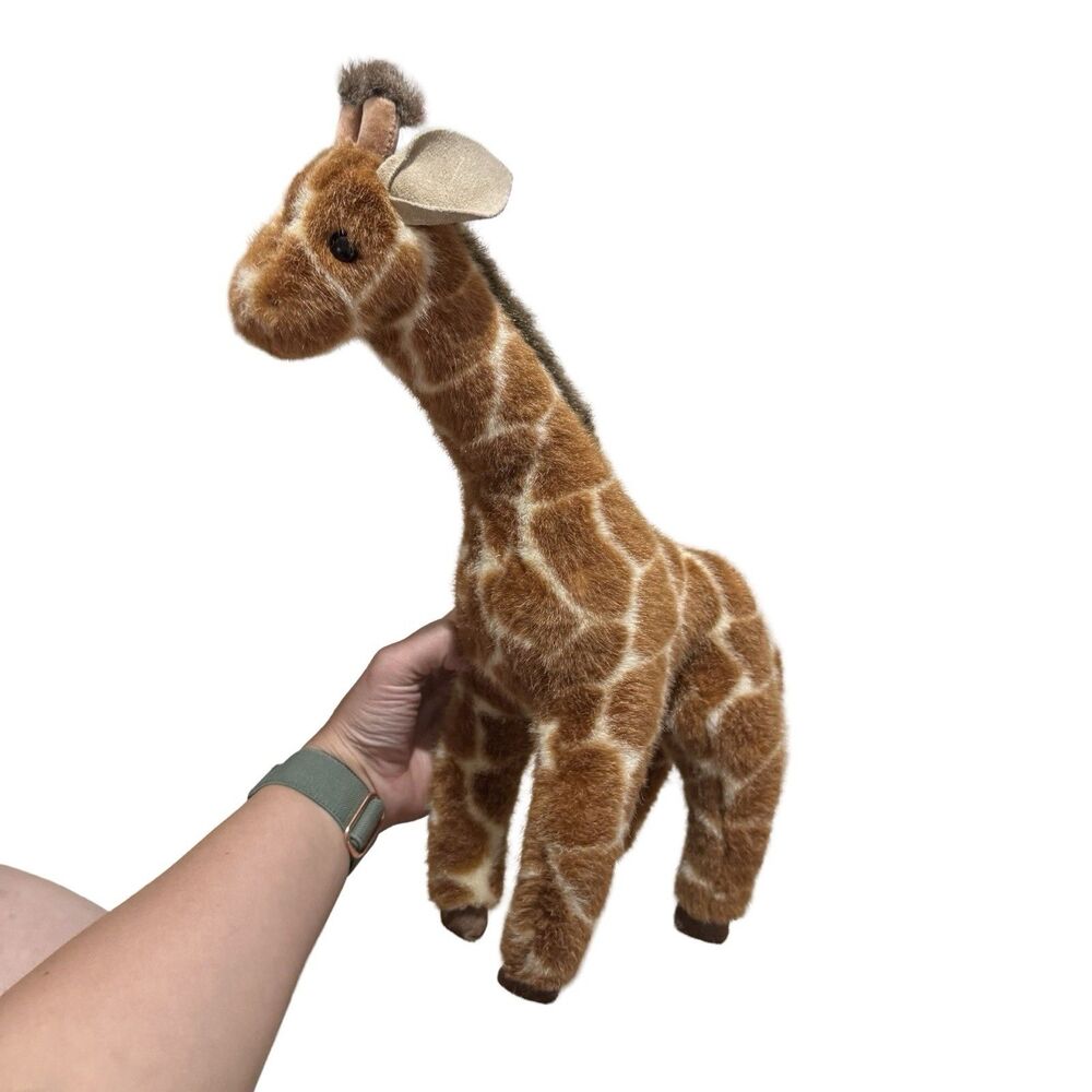 VTG 1980 Gund Giraffe Plush Stuffed Animal Nursery Decor Suede Accents EXC